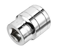 TOP-VIGOR 1/2-Inch Drive 24mm 6-Point Shallow Socket, Metric, Cr-V Drive Socket for Auto Repairing and Household