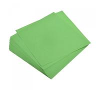TOP-VIGOR 100 Sheets Coloured Origami Paper, 15cm x 15cm Double Sided, Handmade Craft Papers for DIY, Art Crafts, Drawing Cutting, Green