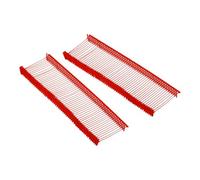 TOP-VIGOR 1000Pcs Tagging Barbs, 25mm Tagging Gun Fasteners, 0.98Inch Tag Pins, Plastic Standard Label Gun Price Tagging Barbs for Garment Price Tag Label, Red