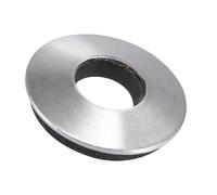 TOP-VIGOR 100Pcs EPDM Bonded Sealing Washers, 6.3mm ID 16mm OD 2.5mm Thickness Stainless Steel Rubber Backed Screw Gasket