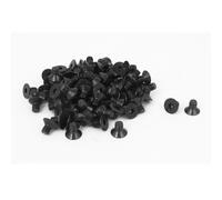 TOP-VIGOR 100Pcs Hex Socket Countersunk Head Screw Bolts, M4 x 6mm Alloy Steel Flat Head Socket Cap Screws Bolts Fasteners for Bicycle Motorcycle Repair, Machinery, Household Appliances, Black
