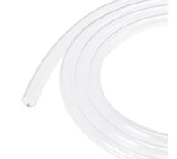 TOP-VIGOR 10mm ID 12mm OD PVC Clear Vinyl Tubing, 1M Length Food Grade Flexible Water Pipe, Plastic Tube for Transfer Water, Oil, Air, Powders & Fine Granules