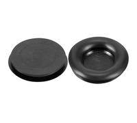 TOP-VIGOR 10Pcs 16mm Black Rubber Blanking Grommets Electrical Hole Wire Gaskets Cable Protectors for Plugs Car Boat Pump Plumbing Wiring