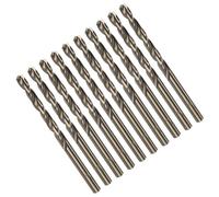 TOP-VIGOR 10Pcs 5.6mm Cobalt Jobber Drill Bits, M35 High Speed Steel HSS Twist Dril Bit Tool with Straight Shank for Drilling Hardened Metal, Stainless Steel, Cast Iron, Wood and Plastic