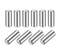 TOP-VIGOR 10Pcs 5mm x 14mm Dowel Pins Shelf Support Pegs, 304 Stainless Steel Cylindrical Shelf Support Pin Fasten Elements Silver Tone