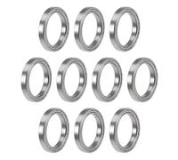 TOP-VIGOR 10Pcs 6704ZZ Deep Groove Ball Bearings, Z2 20mm x 27mm x 4mm Double Sealed Industrial Bearings, Chrome Steel Skateboard Bearings for Electrical Instrument Equipment
