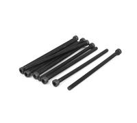 TOP-VIGOR 10Pcs Hexagon Socket Head Cap Screws, M5 x 100mm 12.9 Alloy Steel Replacement Machine Fastener Screws, Fully Thread for Bicycle Motorcycle Repair, Professionals Landlords Repairmen, Black
