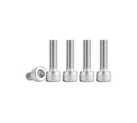 TOP-VIGOR 10Pcs Hexagon Socket Head Cap Screws, M6 x 25mm 304 Stainless Steel Replacement Machine Fastener Screws for Bicycle Motorcycle Repair, Professionals Landlords Repairmen