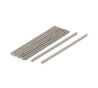TOP-VIGOR 10Pcs M4 x 60mm Fully Threaded Rod, 304 Stainless Steel Right Hand Threads Rods, Fully Studding Rod Bar for Anchor Bolts, Clamps, Hangers and U-Bolts