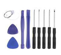 TOP-VIGOR 10pcs Mini Screwdriver Set with Magnetic Tips, Electronics Repair Tool Kit for Phone, Laptop, Watch & Electronics Repairment, Includes Pry Tools, Triangle Triangle Pry Plate and Suction Cup