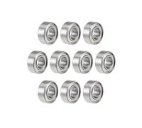 TOP-VIGOR 10Pcs MR84ZZ Deep Groove Ball Bearings - Z2 4mm x 8mm x 3mm