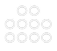 TOP-VIGOR 10Pcs Silicone O Ring, 11mm OD 7mm ID 2mm Width O Rings Sealing Gasket for Plumbing Washer Seal & Auto Quick Repair, White