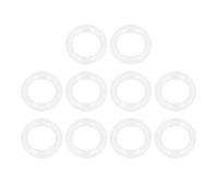 TOP-VIGOR 10Pcs Silicone O Ring, 18mm OD 11.8mm ID 3.1mm Width O Rings Sealing Gasket for Plumbing Washer Seal & Auto Quick Repair, White