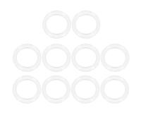 TOP-VIGOR 10Pcs Silicone O Ring, 21mm OD 14.8mm ID 3.1mm Width O Rings Sealing Gasket for Plumbing Washer Seal & Auto Quick Repair, White