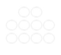 TOP-VIGOR 10Pcs Silicone O Rings, 32mm OD 25.8mm ID 3.1mm Width O Rings Sealing Gasket for Plumbing Washer Seal & Auto Quick Repair, White
