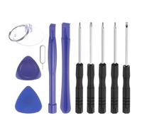 TOP-VIGOR 11pcs Mini Screwdriver Set with Magnetic Tips, Electronics Repair Tool Kit for Phone, Laptop, Watch & Electronics Repairment, Includes Pry Tools, Triangle Triangle Pry Plate and Suction Cup