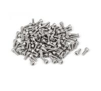 TOP-VIGOR 120Pcs Hexagon Socket Head Cap Screws, M3 x 8mm 304 Stainless Steel Replacement Machine Fastener Screws for Bicycle Motorcycle Repair, Professionals Landlords Repairmen
