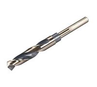 TOP-VIGOR 14mm Reduced Shank Twist Drill Bits, 14mm Metal Drill Bits for Hard Steel with 10mm Shank, HSS 4341 Cutting Diameter Drilling Bits for Stainless Steel Alloy Metal Plastic Wood