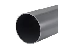TOP-VIGOR 152mm ID 160mm OD PVC Rigid Round Pipe, 0.33M Length Plastic Tube, High Impact for DIY Decoration, Water Pipe, Aquarium, Fish Tank, Crafts, Decoration, Cable Sleeve, Light Grey