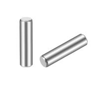 TOP-VIGOR 15Pcs 5mm x 20mm Dowel Pins Shelf Support Pegs, 304 Stainless Steel Cylindrical Shelf Support Pin Fasten Elements Silver Tone