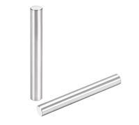 TOP-VIGOR 15Pcs 6mm x 50mm Dowel Pins Shelf Support Pegs, 304 Stainless Steel Cylindrical Shelf Support Pin Fasten Elements Silver Tone