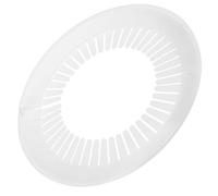 TOP-VIGOR 1pc 140mm-168mm Pipe Cover Decoration, PP Plastic Escutcheon Pipe Collar for Water Pipe, Drain Line, Toilet Waste Pipe, Wall Pipe Entry Decoration Trim and Bathroom Plumbing White