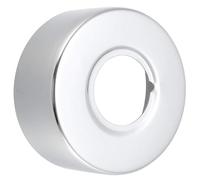 TOP-VIGOR 1pc 25mm Wall Split Flange Pipe Cover, 201 Stainless Steel Round Pipe Escutcheon Chrome Plate Radiator, Water and Heating Pipe Wall Hole Decoration