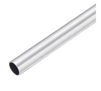 TOP-VIGOR 1Pc 6063 Aluminum Round Tube, 19mm OD 17mm ID 300mm Length Seamless Aluminum Straight Tubing Metal Pipe for Industry DIY Projects