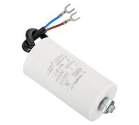 TOP-VIGOR 1Pcs 12uf CBB60 Run Capacitor, AC 450V 2 Wires U Terminal Wires 50/60Hz Cylinder Bottom with Screw for Washing Machine, Cleaning Machine Pump Motor Starts