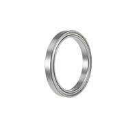 TOP-VIGOR 1Pcs 6708ZZ Deep Groove Ball Bearings, Z2 40mm x 50mm x 6mm Double Sealed Industrial Bearings, Chrome Steel Skateboard Bearings for Electrical Instrument Equipment