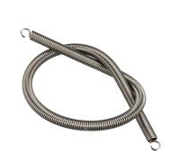TOP-VIGOR 1Pcs Extension Compressed Spring, 1mm Wire Dia, 6mm OD, 300mm Free Length Durable Steel Compression Springs, Small Dual Hook Extended Tension Springs