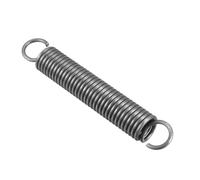 TOP-VIGOR 1Pcs Extension Compressed Spring, 2.5mm Wire Dia, 18mm OD, 120mm Free Length Durable Steel Compression Springs, Small Dual Hook Extended Tension Springs
