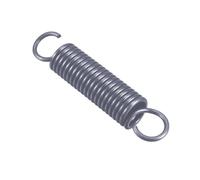TOP-VIGOR 1Pcs Extension Compressed Spring, 2.5mm Wire Dia, 18mm OD, 90mm Free Length Durable Steel Compression Springs, Small Dual Hook Extended Tension Springs