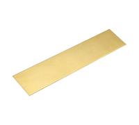 TOP-VIGOR 1Pcs H62 Brass Sheet 200mm x 50mm x 0.8mm, Metal Brass Plates for DIY Crafts, Electrical Repairs and Industrial Use