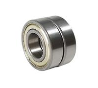 TOP-VIGOR 2 Pcs Pre-Lubricated Deep Groove Ball Bearing Rubber Cover Bearing Ball Bearings 6001ZZ 12x28x8mm Bearing Steel
