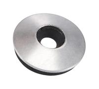 TOP-VIGOR 200Pcs EPDM Bonded Sealing Washers, 4.8mm ID 14mm OD 2.5mm Thickness Stainless Steel Rubber Backed Screw Gasket