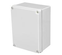 TOP-VIGOR 200x150x100mm Wateproof IP67 Electrical Junction Box, ABS Plastic Project Boxes with Screws for DIY Electronics Projects, Indoor/Outdoor Power Module Case, Instrument Case Box, White