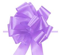 TOP-VIGOR 20Pcs 5 Inch Large Pull Bow Big Gift Wrapping Bows Ribbon Light Purple for Wedding Car Baskets Presents Christmas Bow
