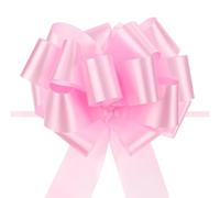 TOP-VIGOR 20Pcs 5 Inch Large Pull Bow Big Gift Wrapping Bows Ribbon Pink for Wedding Car Baskets Presents Christmas Bow