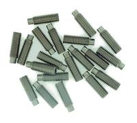 TOP-VIGOR 20Pcs Cone Cup Point Grub Screws, M6 x 12mm Hex Head Socket Screws Set Assorted, Threads Screws for Door Handle, Faucet, Light Fixture Home Repairs, Fixtures