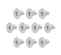 TOP-VIGOR 20Pcs Hex Socket Countersunk Head Screw Bolts, M5 x 8mm 304 Stainless Steel Flat Head Socket Cap Screws Bolts Fasteners for Bicycle Motorcycle Repair, Machinery, Household Appliances