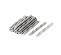 TOP-VIGOR 20Pcs M4 x 20mm Fully Threaded Rod, 304 Stainless Steel Right Hand Threads Rods, Fully Studding Rod Bar for Anchor Bolts, Clamps, Hangers and U-Bolts