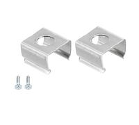 TOP-VIGOR 20Pcs Neon Rope Light Mounting Brackets, LED Lights Install Fixing Clips Clamp, Support Holder with Screws, Wall Channel Mounting Holder Accessories for 6.5-7.5mm Lamp Strip, Pipe Clamps