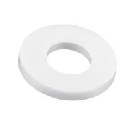 TOP-VIGOR 20Pcs PTFE Flat Washers 18mm OD 8mm ID 2mm Thickness Sealing Gasket Flange Gasket for Faucet Pipe Water Hose, White