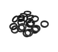 TOP-VIGOR 20Pcs Rubber Flat Washers, 24mm OD 16mm ID 3mm Thickness Heavy Duty Black Rubber Grommet Vibration Damping Pads Sealing Gasket Washers for Faucet Pipe Water Hose Fastener Bolt