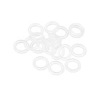 TOP-VIGOR 20Pcs Silicone O Rings, 11mm OD 7mm ID 2mm Width O Rings Sealing Gasket for Plumbing Washer Seal & Auto Quick Repair, White