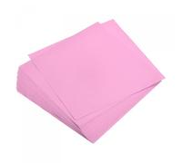 TOP-VIGOR 25 Sheets Coloured Origami Paper, 15cm x 15cm Double Sided, Handmade Craft Papers for DIY, Art Crafts, Drawing Cutting, Pink