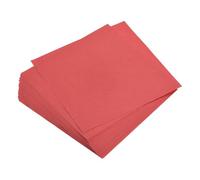 TOP-VIGOR 25 Sheets Coloured Origami Paper, 20cm x 20cm Double Sided, Handmade Craft Papers for DIY, Art Crafts, Drawing Cutting, Bright Red