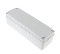 TOP-VIGOR 250mmx80mmx70mm Waterproof IP65 Electrical Junction Box, ABS Plastic Project Boxes with Screws for DIY Electronics Projects, Indoor Power Module Case, Instrument Case Box, White