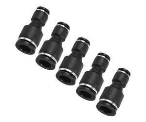 TOP-VIGOR 2Pcs 10mm Tube OD to 6mm Push Fit Pneumatic Reducer Fittings, PG10-6 Straight Air Line Quick Connectors for PU PE PVC Tubing in Compressor and Automation Systems